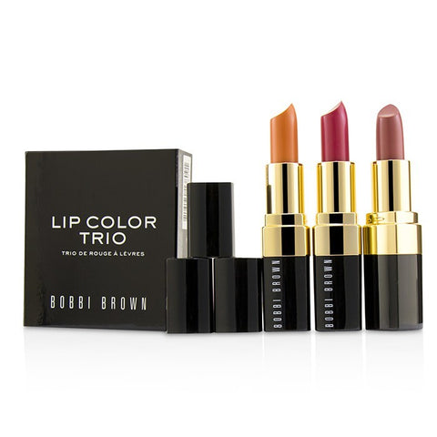 Bobbi Brown Lip Color Trio #1 Salmon, #6 Pink, #22 Sandwash Pink