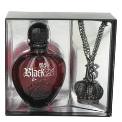 Black Xs Perfume by Paco Rabanne Gift Set - 2.7 oz Eau De Toilette Spray + Necklace with Crown Pendant - ModaLtd Beauty 